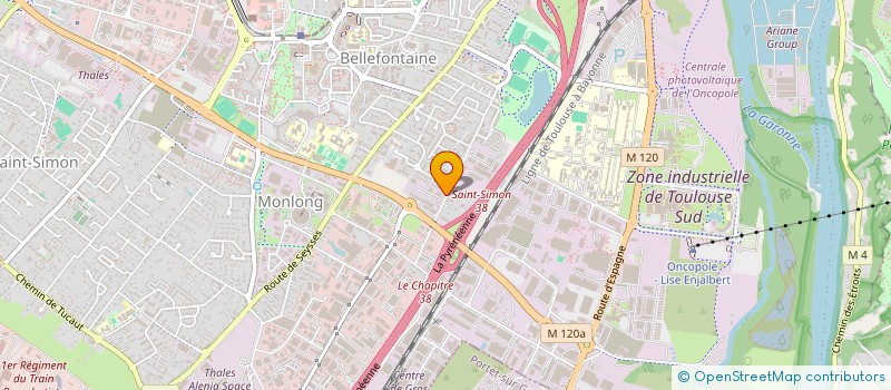 localisation de l'entreprise MONSIEUR RENE PAYRISSAT à TOULOUSE