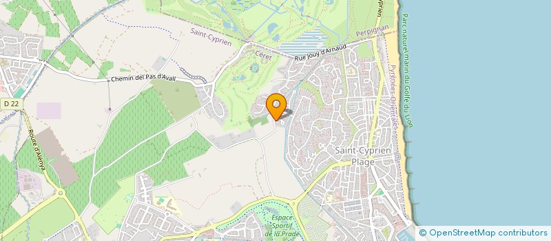 localisation de l'entreprise MONSIEUR RENE PERLES  SAINT-CYPRIEN