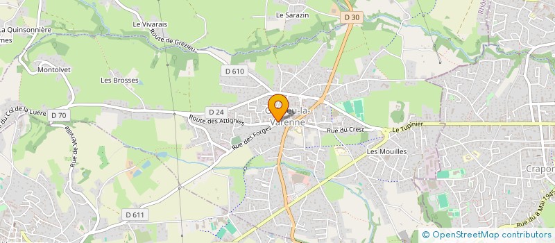 localisation de l'entreprise MONSIEUR RENE PERRIER à GREZIEU-LA-VARENNE