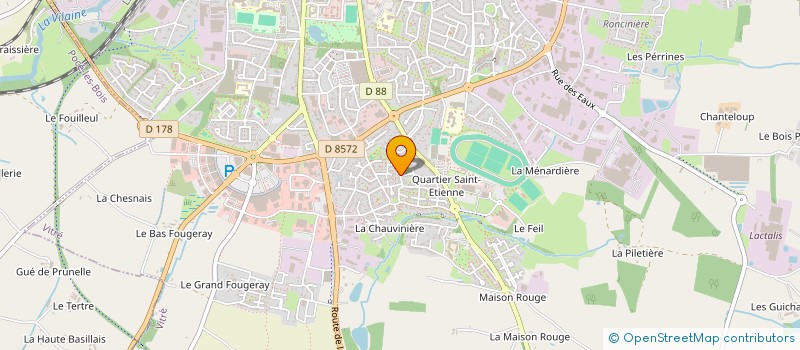 localisation de l'entreprise MONSIEUR RENE PERRONNERIE  VITRE
