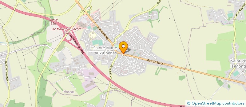 localisation de l'entreprise MONSIEUR RENE PESCHAUD  SAINTE-MARIE-AUX-CHENES