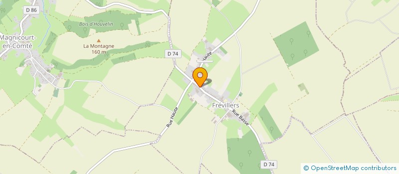 localisation de l'entreprise MONSIEUR RENE PETIT  FREVILLERS