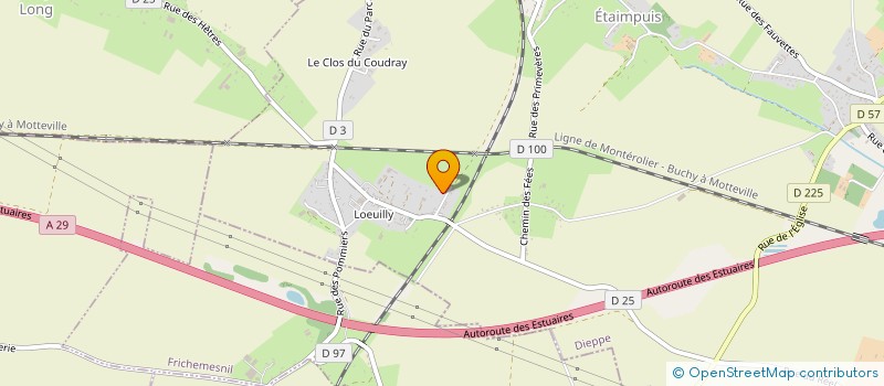 localisation de l'entreprise MONSIEUR RENE PETIT  ETAIMPUIS