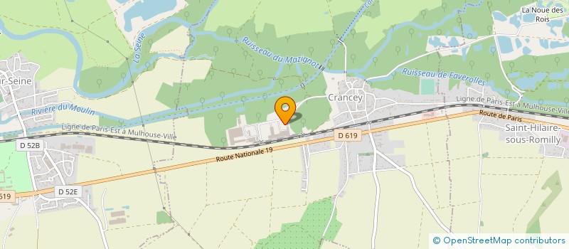 localisation de l'entreprise MONSIEUR RENE PEYRONNET  CRANCEY