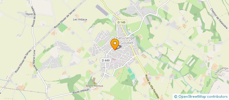 localisation de l'entreprise MONSIEUR RENE PEYSSON  JAILLANS