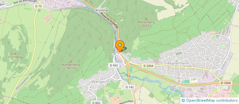 localisation de l'entreprise MONSIEUR RENE PFALZGRAF  MARLENHEIM