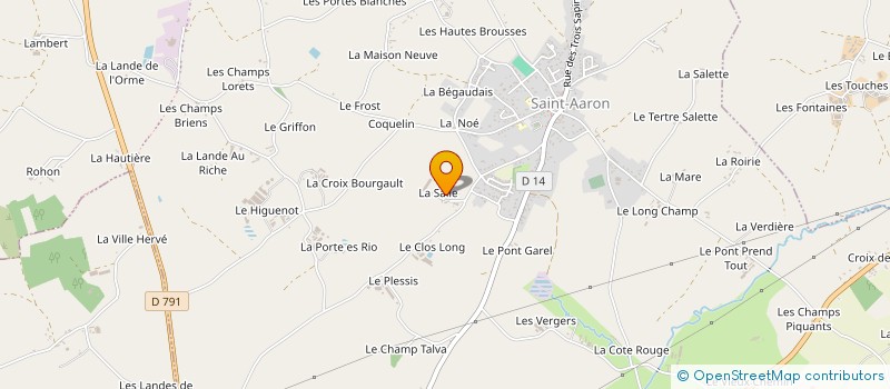 localisation de l'entreprise MONSIEUR RENE PHILIPPE  LAMBALLE-ARMOR