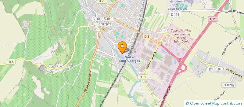 localisation de l'entreprise MONSIEUR RENE PIANETTI à NUITS-SAINT-GEORGES