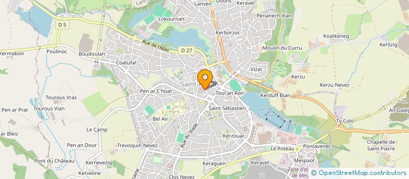 localisation de l'entreprise MONSIEUR RENE PICHON  SAINT-RENAN