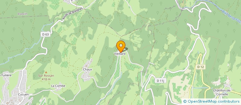 localisation de l'entreprise MONSIEUR RENE PIEGAY  L'ABERGEMENT DE VAREY