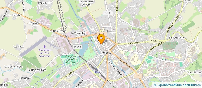 localisation de l'entreprise MONSIEUR RENE PIERRE à FLERS