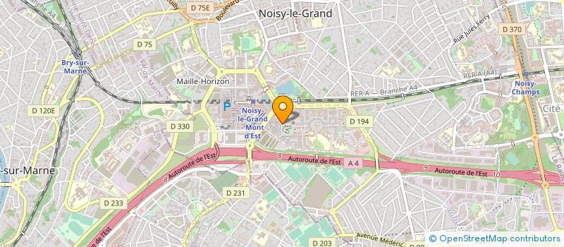 localisation de l'entreprise MONSIEUR RENE-PIERRE BUEE à NOISY-LE-GRAND