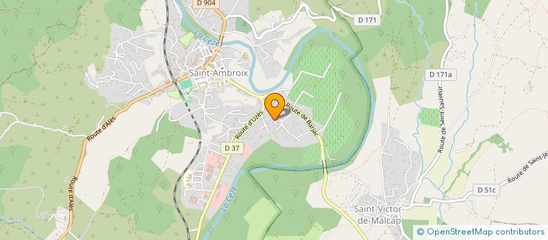 localisation de l'entreprise MONSIEUR RENE PIERRE LOUIS  SAINT-AMBROIX