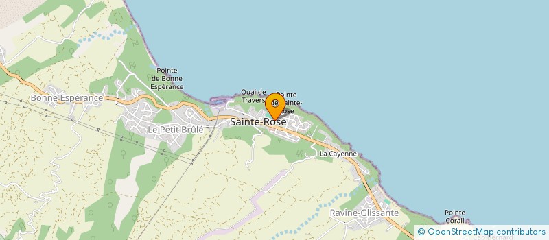 localisation de l'entreprise MONSIEUR RENE PINOT à SAINTE-ROSE