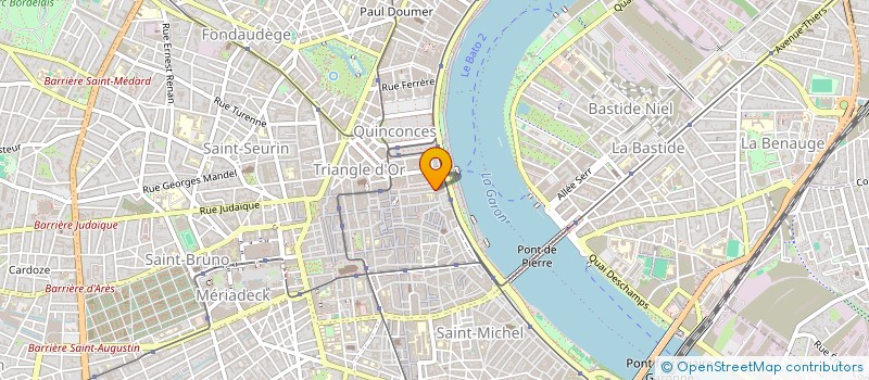 localisation de l'entreprise MONSIEUR RENE PINOT  BORDEAUX