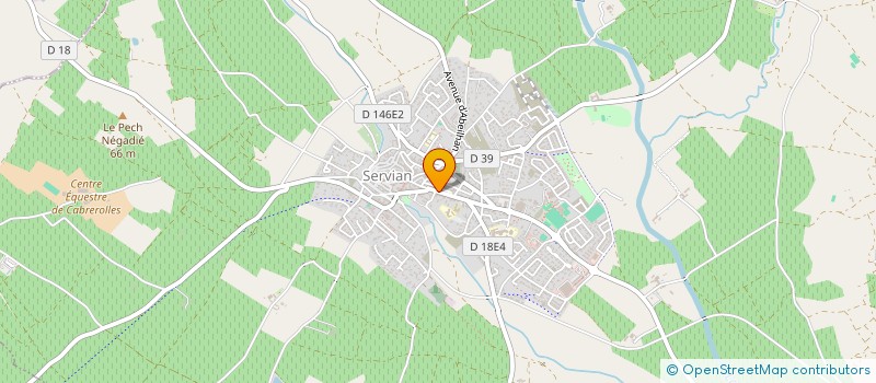 localisation de l'entreprise MONSIEUR RENE PIOCH  SERVIAN