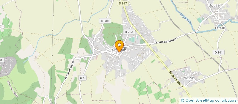 localisation de l'entreprise MONSIEUR RENE PISTER à VERTAIZON