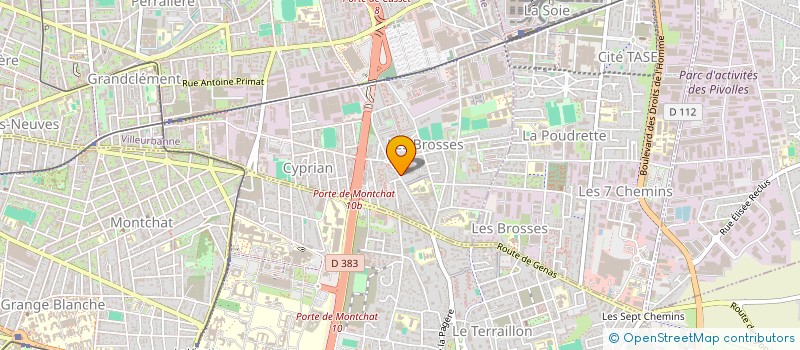 localisation de l'entreprise MONSIEUR RENE PISTER  VILLEURBANNE