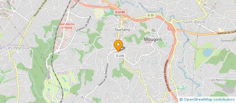 localisation de l'entreprise MONSIEUR RENE PISTOLESI à MOUGINS