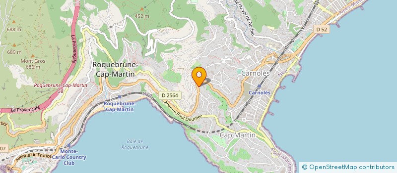 localisation de l'entreprise MONSIEUR RENE PIZIO à ROQUEBRUNE-CAP-MARTIN
