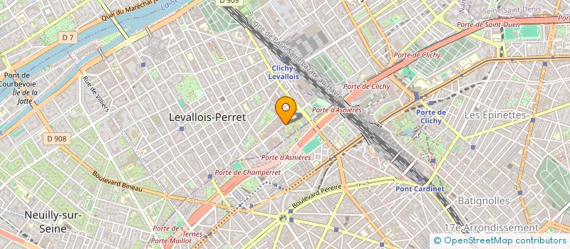 localisation de l'entreprise MONSIEUR RENE PLAISANCE à LEVALLOIS-PERRET