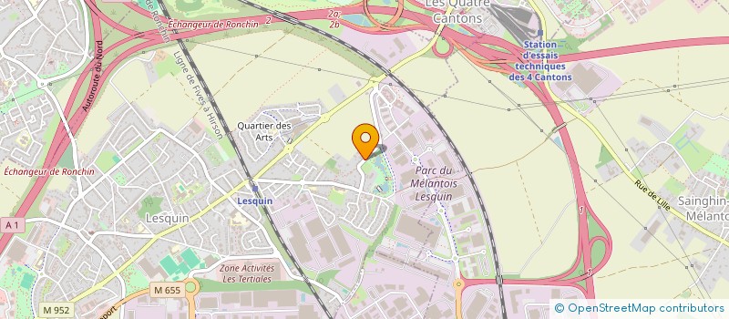 localisation de l'entreprise MONSIEUR RENE PLOUVIER à LESQUIN