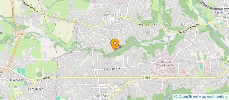 localisation de l'entreprise MONSIEUR RENE POCACHARD  POLLIONNAY