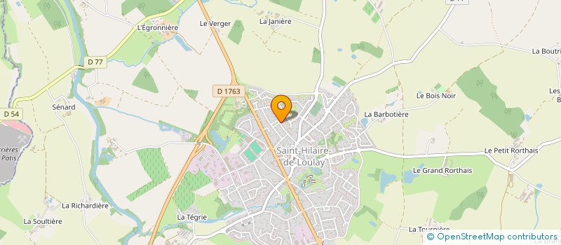 localisation de l'entreprise MONSIEUR RENE POIRIER à LA GUYONNIERE