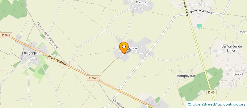 localisation de l'entreprise MONSIEUR RENE POITEVIN à LIMALONGES
