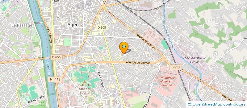 localisation de l'entreprise MONSIEUR RENE POLI  AGEN