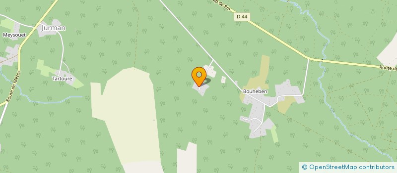 localisation de l'entreprise MONSIEUR RENE POMIES  ESCOURCE