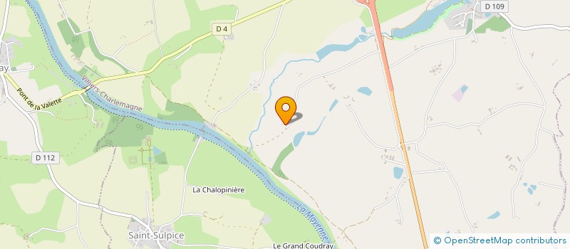 localisation de l'entreprise MONSIEUR RENE POMMIER à LA BAZOUGE-DE-CHEMERE