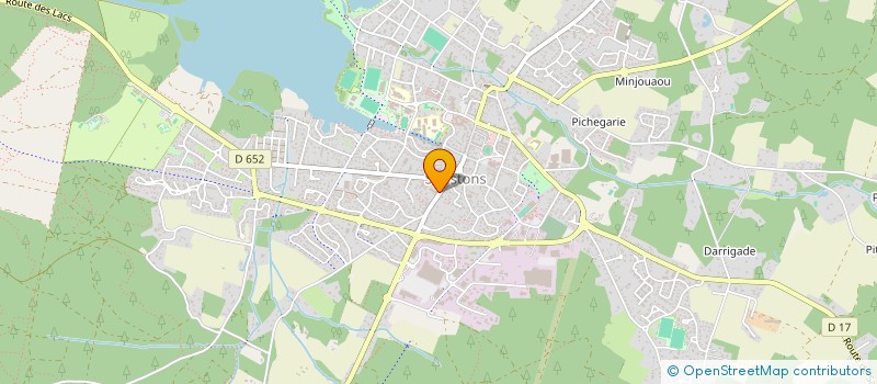 localisation de l'entreprise MONSIEUR RENE PONTNEAU  SOUSTONS