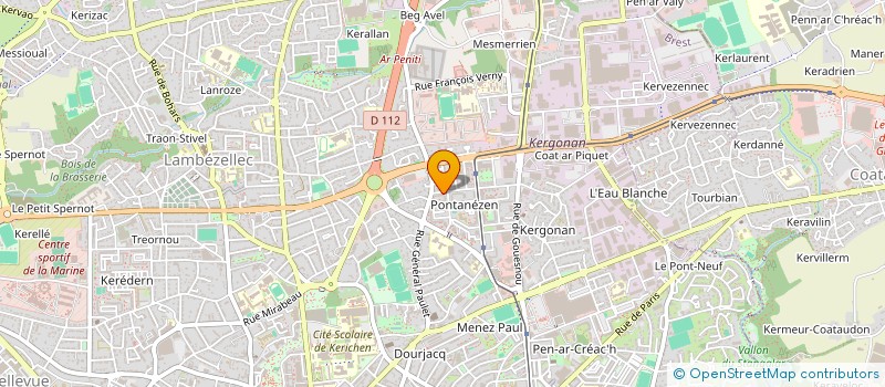 localisation de l'entreprise MONSIEUR RENE POSTOLLEC à BREST