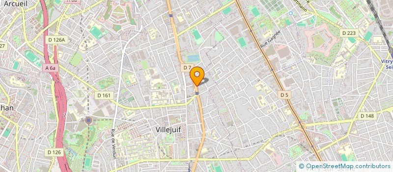 localisation de l'entreprise MONSIEUR RENE POTET  VILLEJUIF