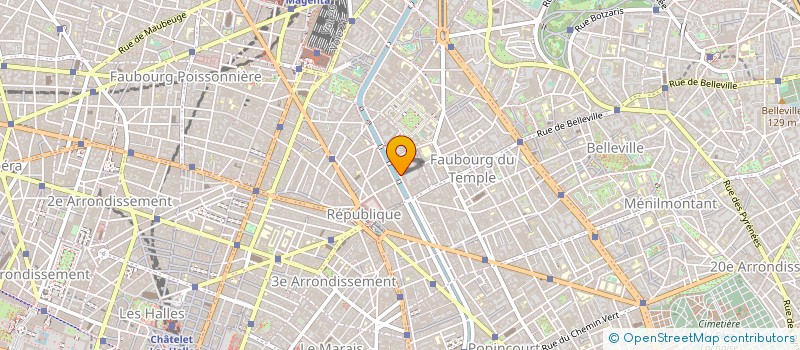 localisation de l'entreprise MONSIEUR RENE POULAT à PARIS