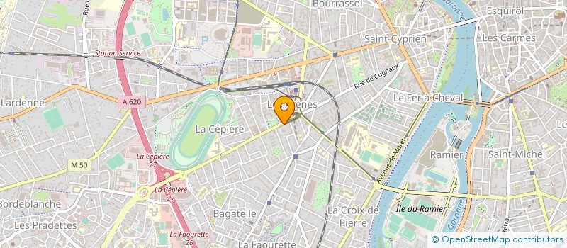 localisation de l'entreprise MONSIEUR RENE POUPIOT à TOULOUSE