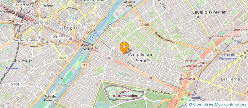localisation de l'entreprise MONSIEUR RENE POUPON à NEUILLY-SUR-SEINE