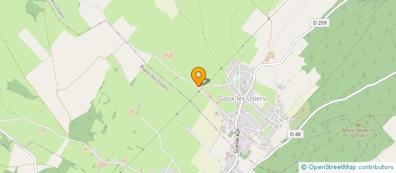 localisation de l'entreprise MONSIEUR RENE POURCELOT  ARC-SOUS-CICON