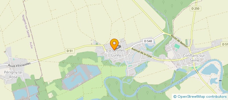 localisation de l'entreprise MONSIEUR RENE POURCELOT  ESCLAVOLLES-LUREY