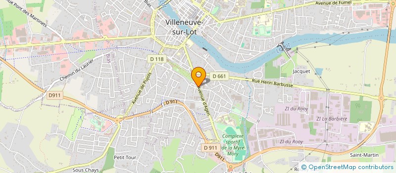 localisation de l'entreprise MONSIEUR RENE PRAT  VILLENEUVE-SUR-LOT