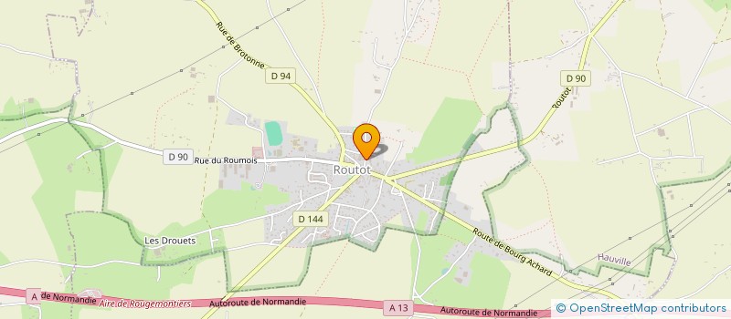 localisation de l'entreprise MONSIEUR RENE PREVOST à ROUTOT