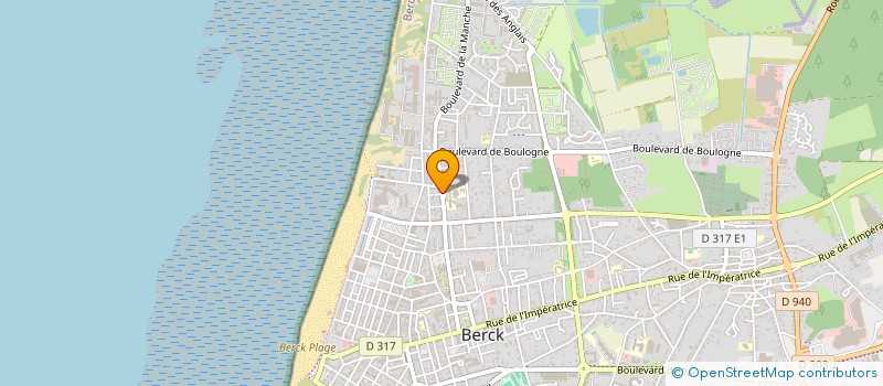 localisation de l'entreprise MONSIEUR RENE PREVOST  BERCK