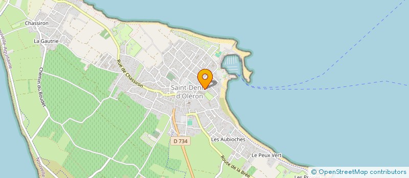 localisation de l'entreprise MONSIEUR RENE PREVOST  SAINT DENIS D'OLERON