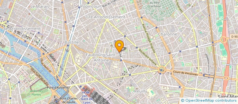 localisation de l'entreprise MONSIEUR RENE PRIEUR  PARIS