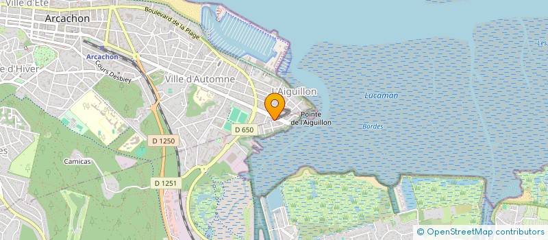 localisation de l'entreprise MONSIEUR RENE PRIVAT  ARCACHON