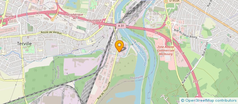 localisation de l'entreprise MONSIEUR RENE PROBST  THIONVILLE