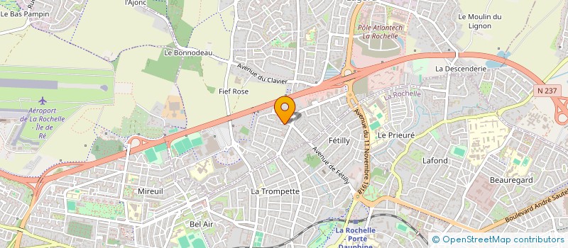 localisation de l'entreprise MONSIEUR RENE PROUST  LAGORD