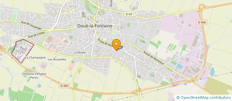 localisation de l'entreprise MONSIEUR RENE PROUST à DOUE-EN-ANJOU