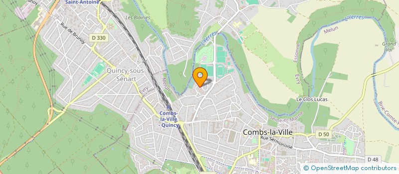 localisation de l'entreprise MONSIEUR RENE PROVINI  COMBS-LA-VILLE